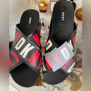 DKNY Wave Platform Sandals